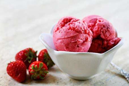 Какое мороженое тебе подходит? Strawberry-frozen-yogurt