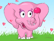 Блестяшки»Розовые слоники»(от katia91997@mail.ru)