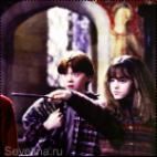golden-trio-harry-potter-hermione-granger-hogwarts-Favim