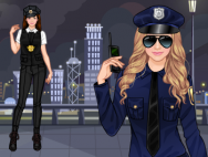 Стильный офицер полиции