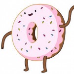 Логотип группы Танцующий пончик(@)